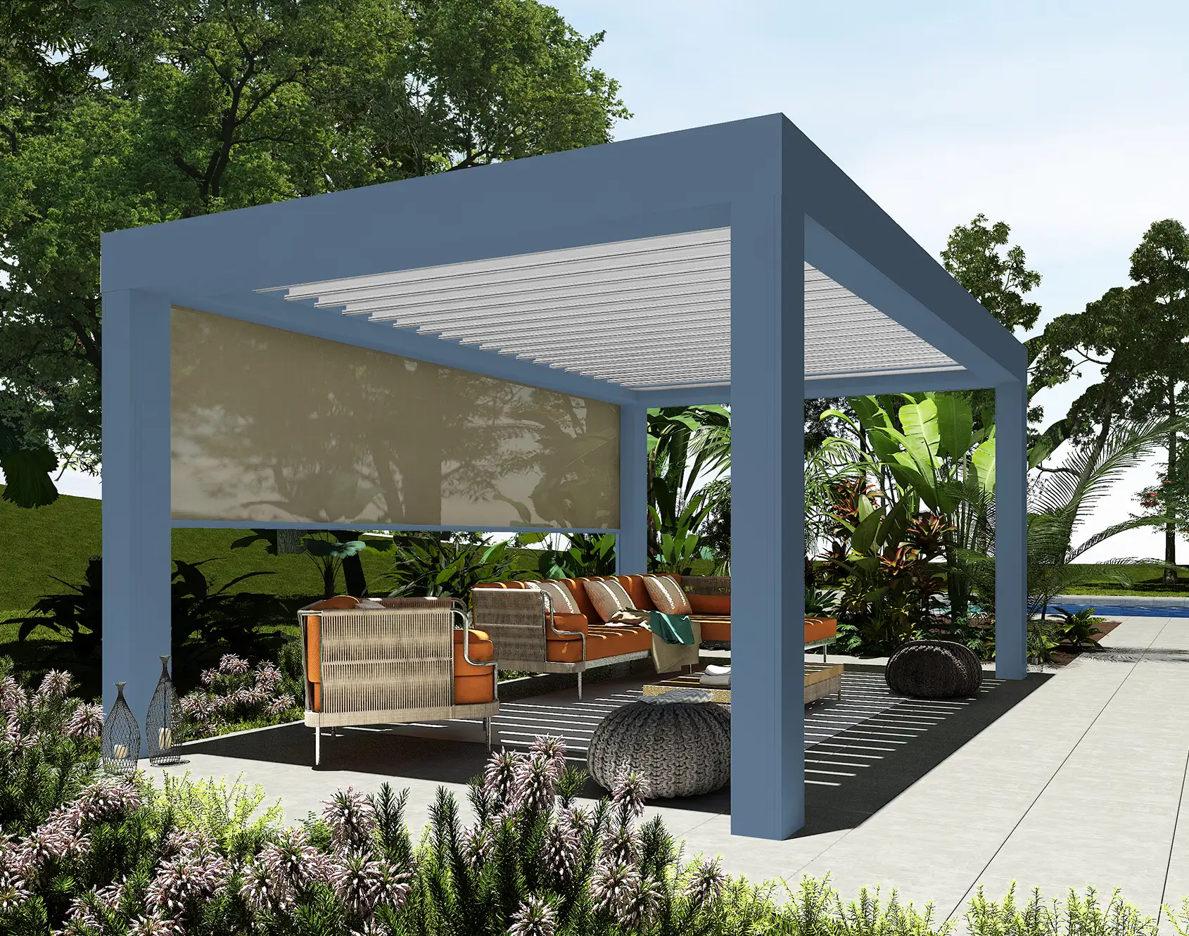 Pergola aluminium Poppy Kostum